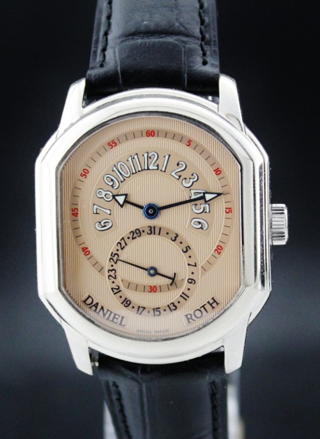 (image for) A DANIEL ROTH 18K SOLID WHITE GOLD AUTOMATIC WATCH